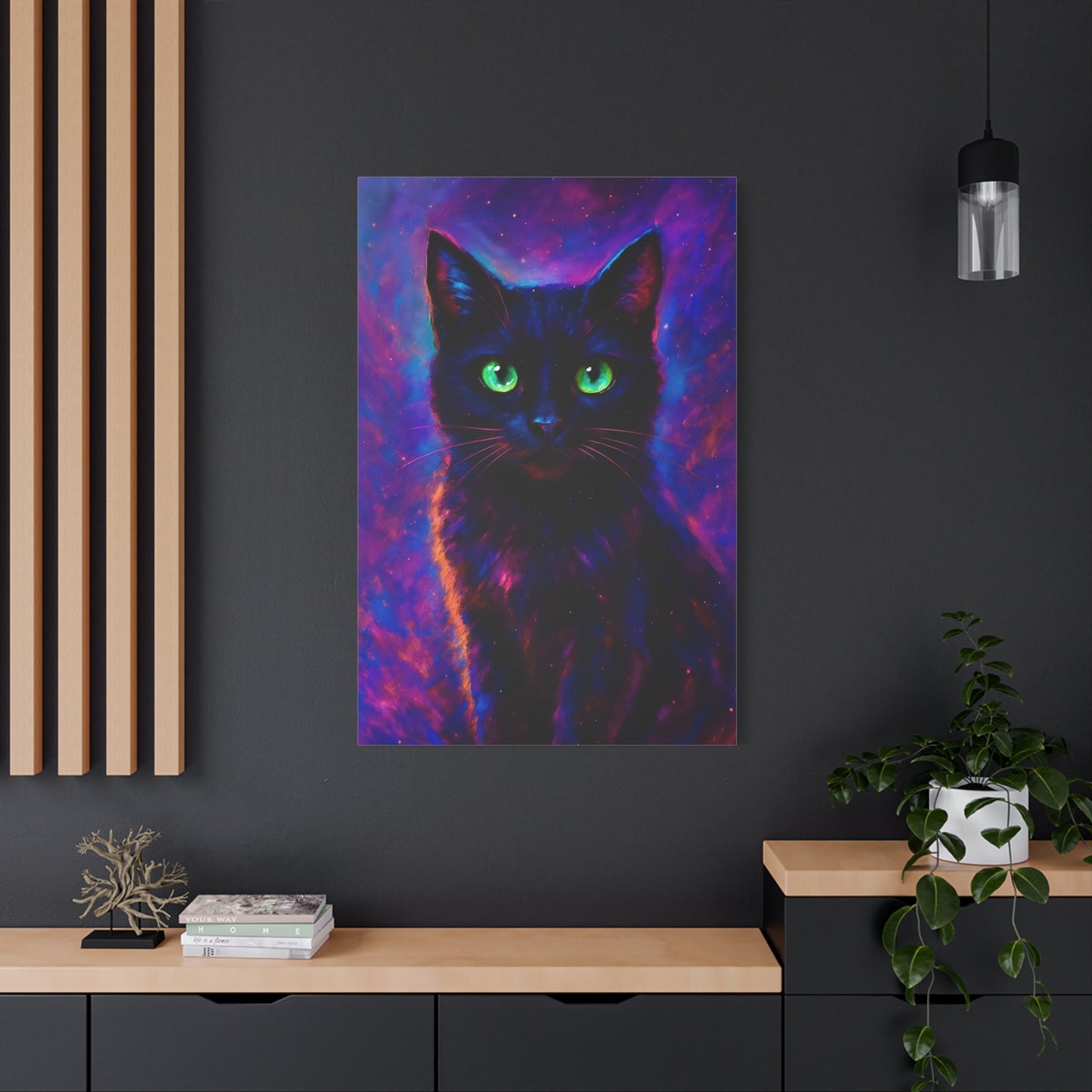 House of Sebastian - Introducing Sebastian the First - "Cosmo Kitty". One black cat who knows too much to be constrained by time or space.