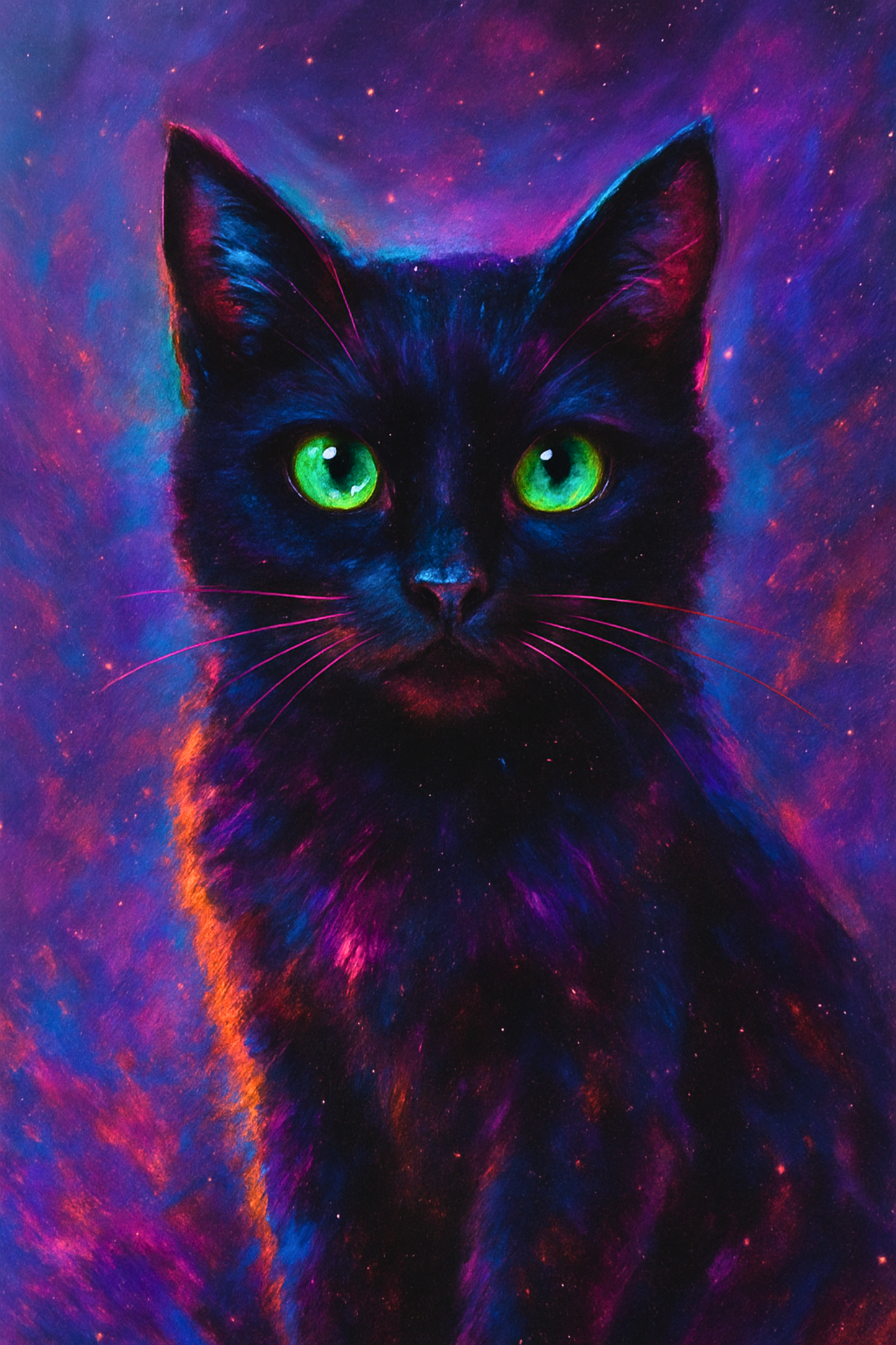 House of Sebastian - Introducing Sebastian the First - "Cosmo Kitty". One black cat who knows too much to be constrained by time or space.