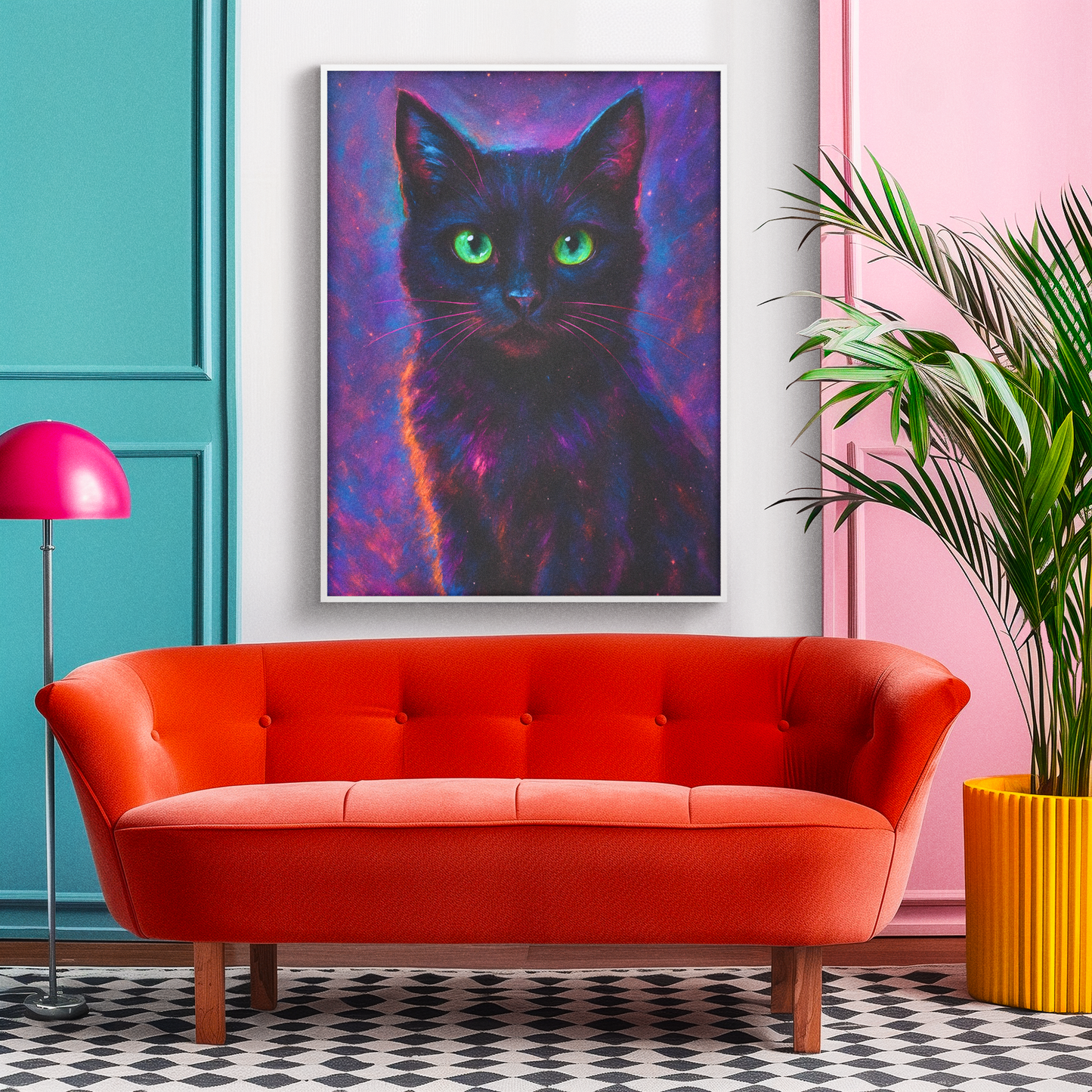 House of Sebastian - Introducing Sebastian the First - "Cosmo Kitty". One black cat who knows too much to be constrained by time or space.