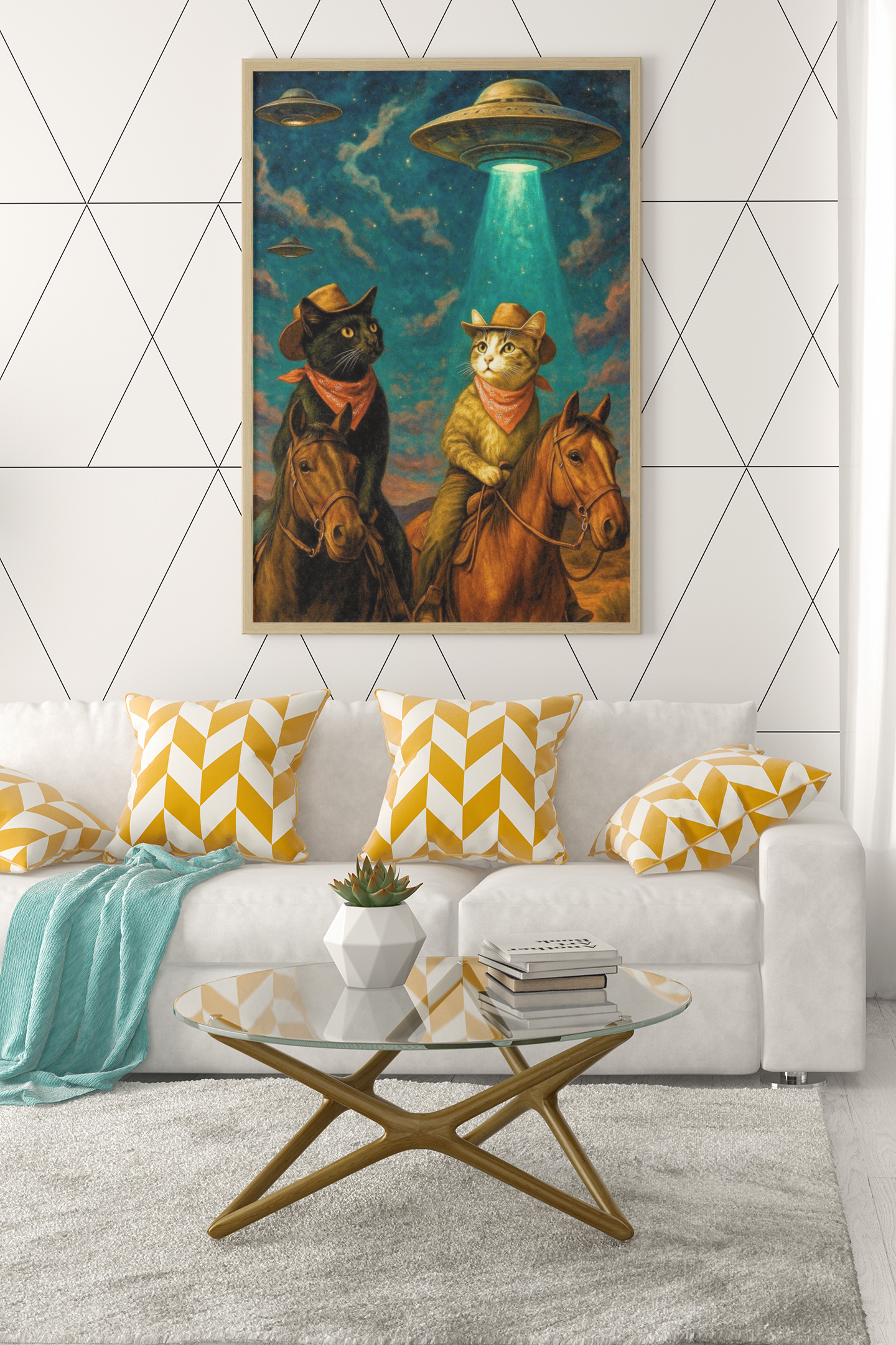 The Cosmic Cowgirls - "Beneath the Saucer Moon"