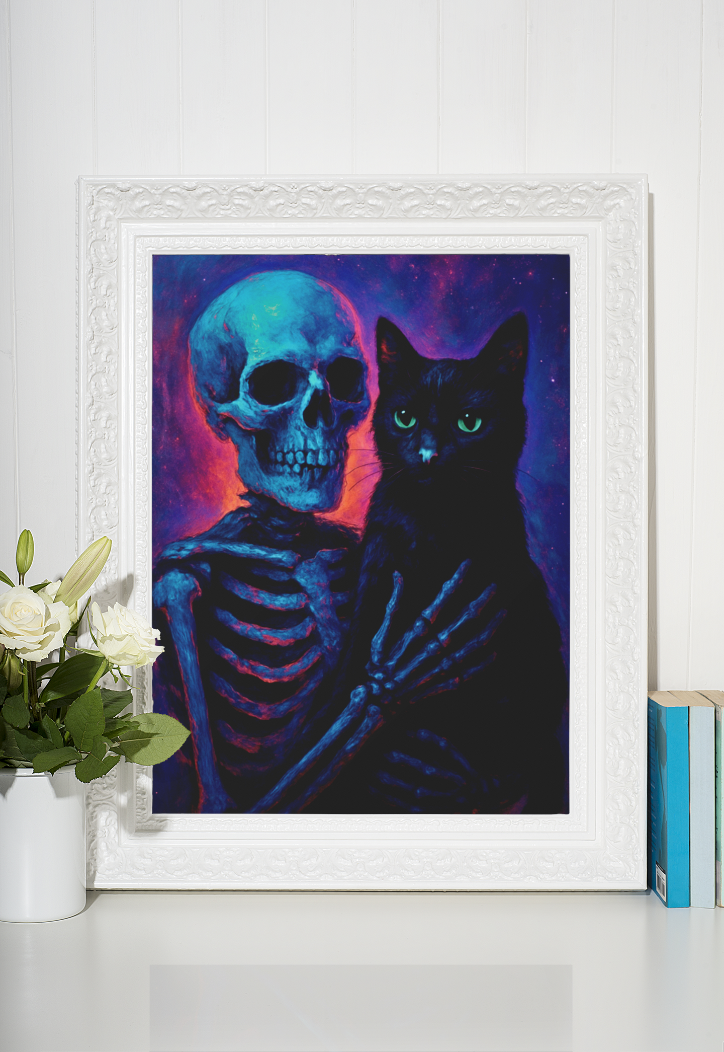 House of Sebastian - Introducing Sebastian the Third "Cosmic Embrace" Third installment of the House of Sebastian series where gothic elegance meets interstellar dreams.