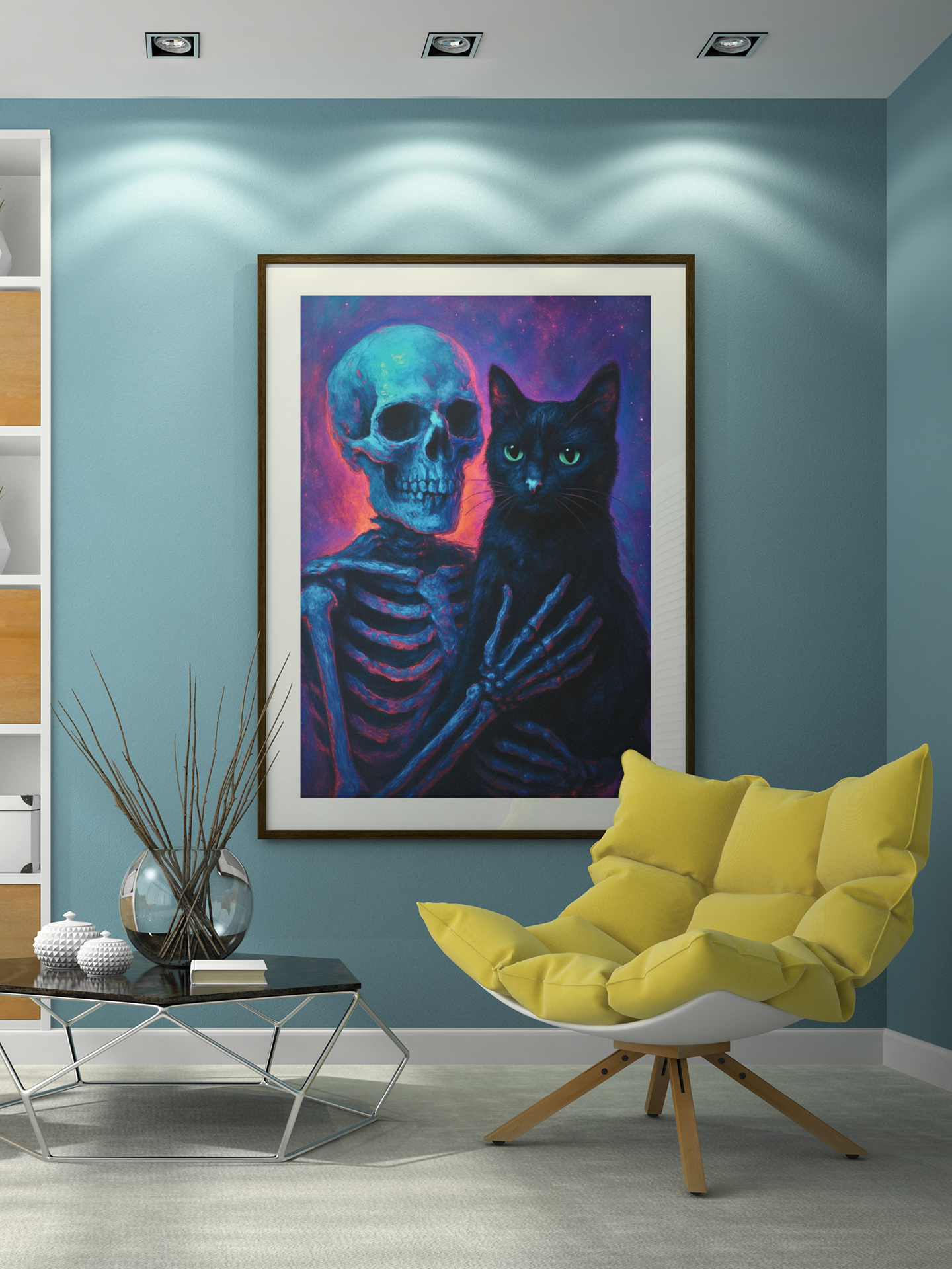 House of Sebastian - Introducing Sebastian the Third "Cosmic Embrace" Third installment of the House of Sebastian series where gothic elegance meets interstellar dreams.