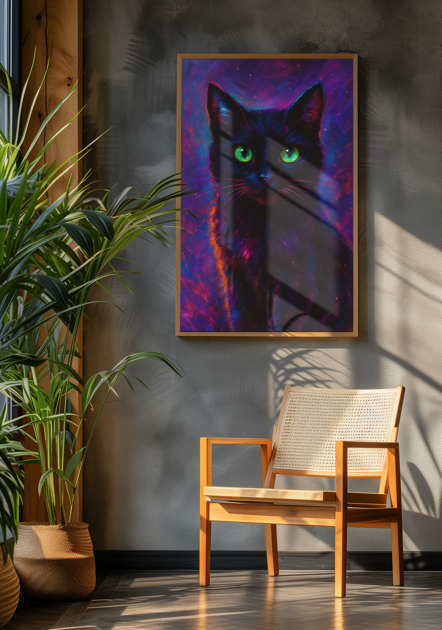 House of Sebastian - Introducing Sebastian the First - "Cosmo Kitty". One black cat who knows too much to be constrained by time or space.