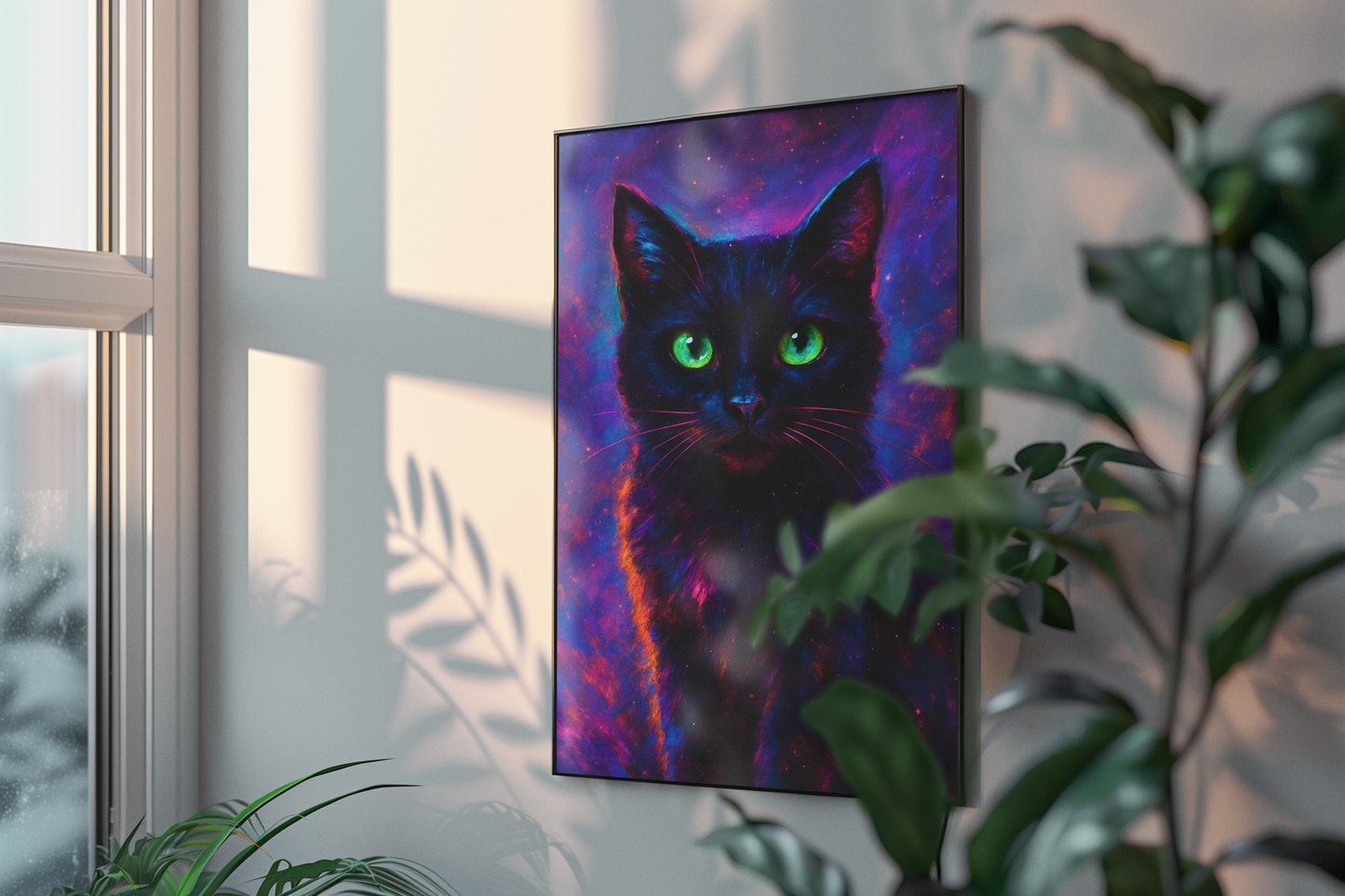 House of Sebastian - Introducing Sebastian the First - "Cosmo Kitty". One black cat who knows too much to be constrained by time or space.