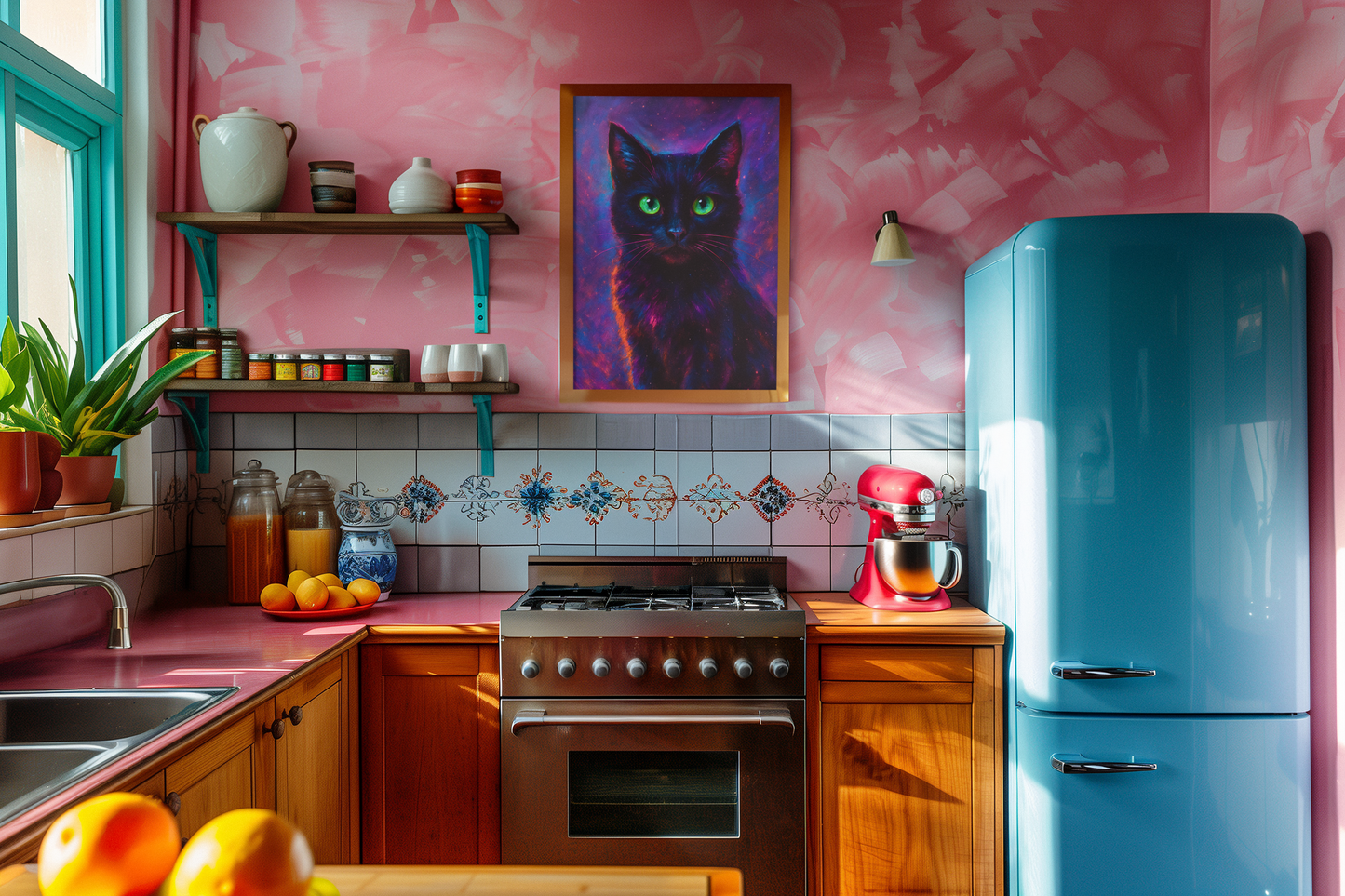 House of Sebastian - Introducing Sebastian the First - "Cosmo Kitty". One black cat who knows too much to be constrained by time or space.