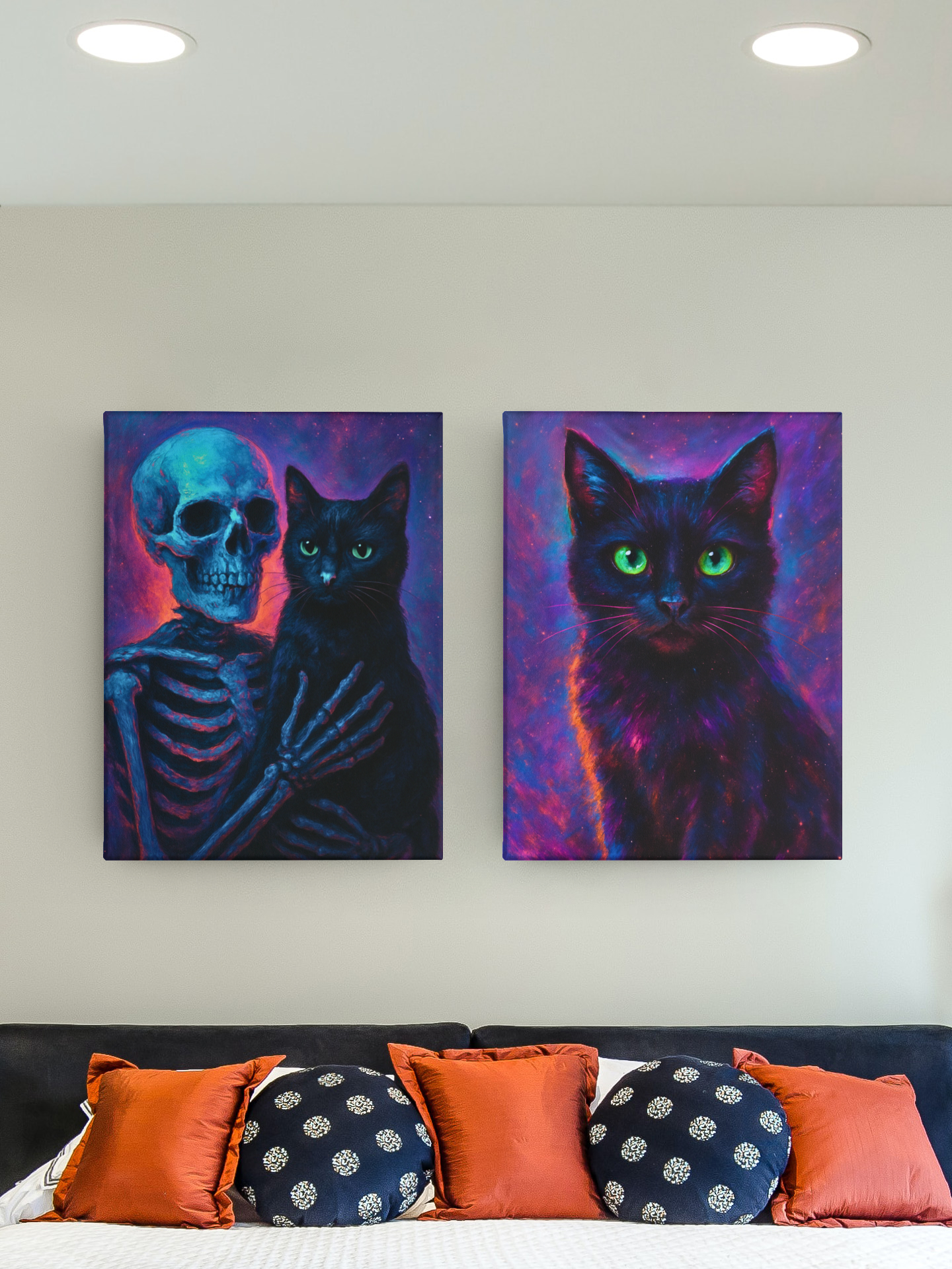 House of Sebastian - Introducing Sebastian the First - "Cosmo Kitty". One black cat who knows too much to be constrained by time or space.