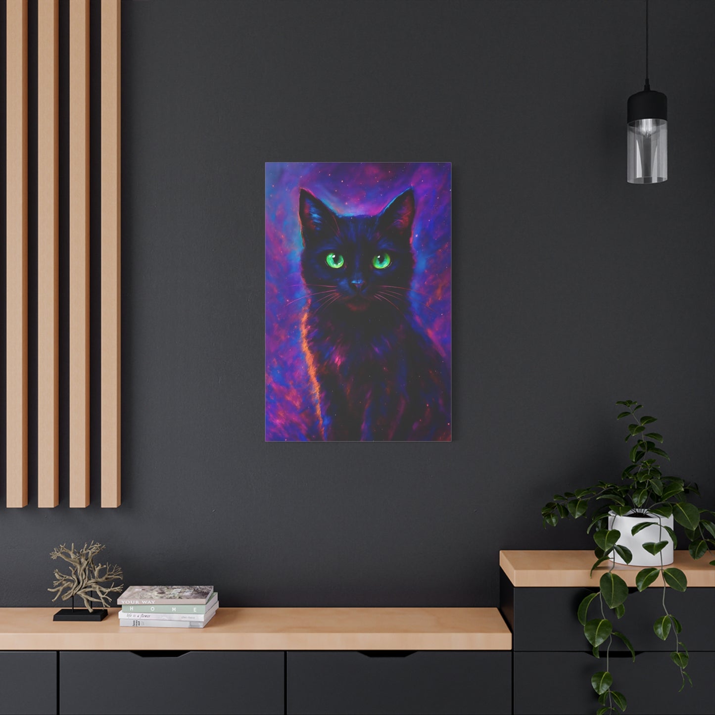 House of Sebastian - Introducing Sebastian the First - "Cosmo Kitty". One black cat who knows too much to be constrained by time or space.