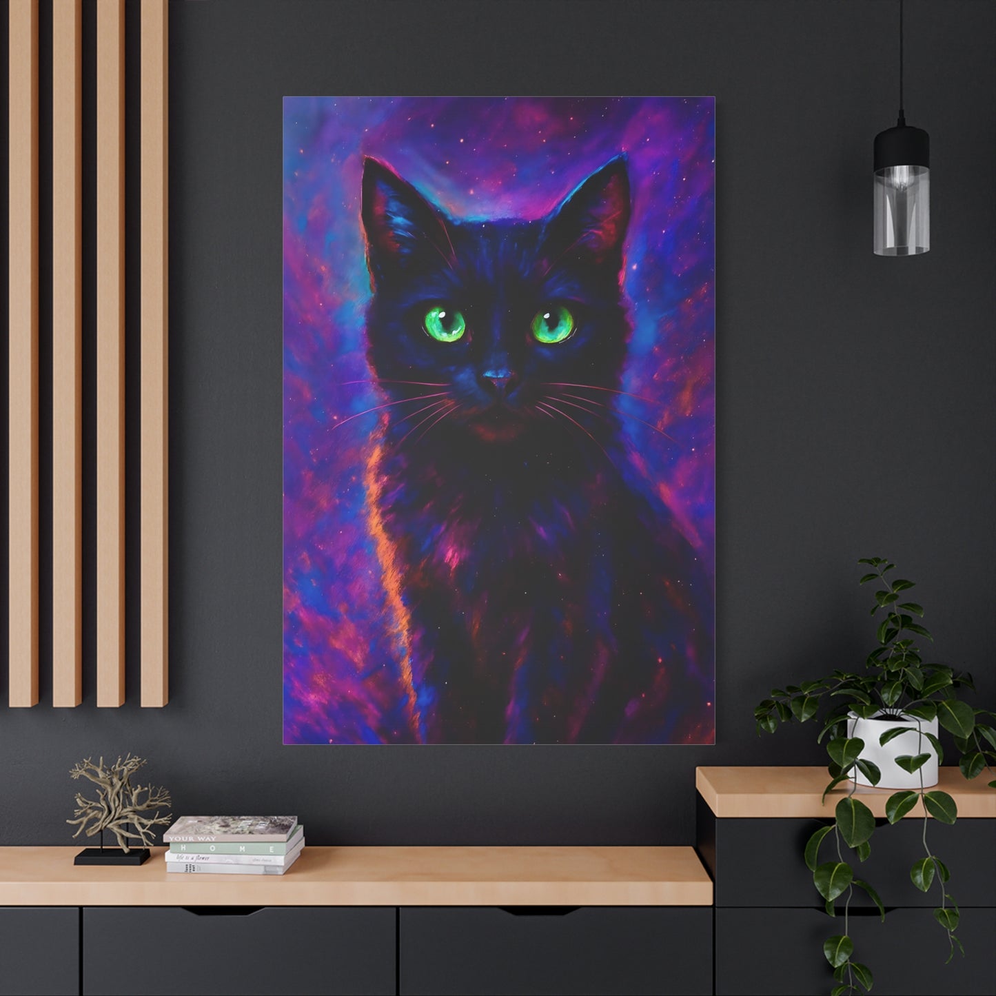 House of Sebastian - Introducing Sebastian the First - "Cosmo Kitty". One black cat who knows too much to be constrained by time or space.