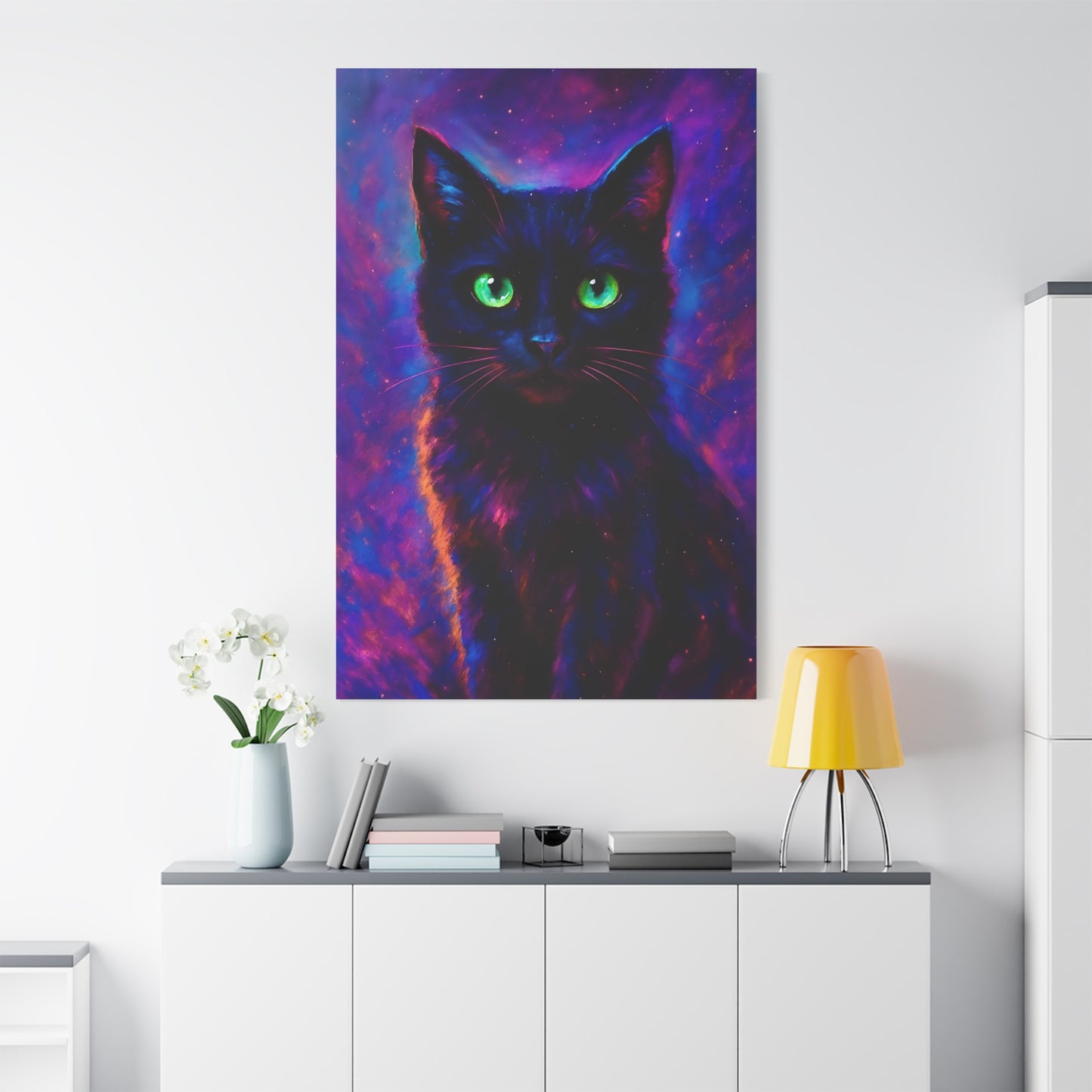 House of Sebastian - Introducing Sebastian the First - "Cosmo Kitty". One black cat who knows too much to be constrained by time or space.